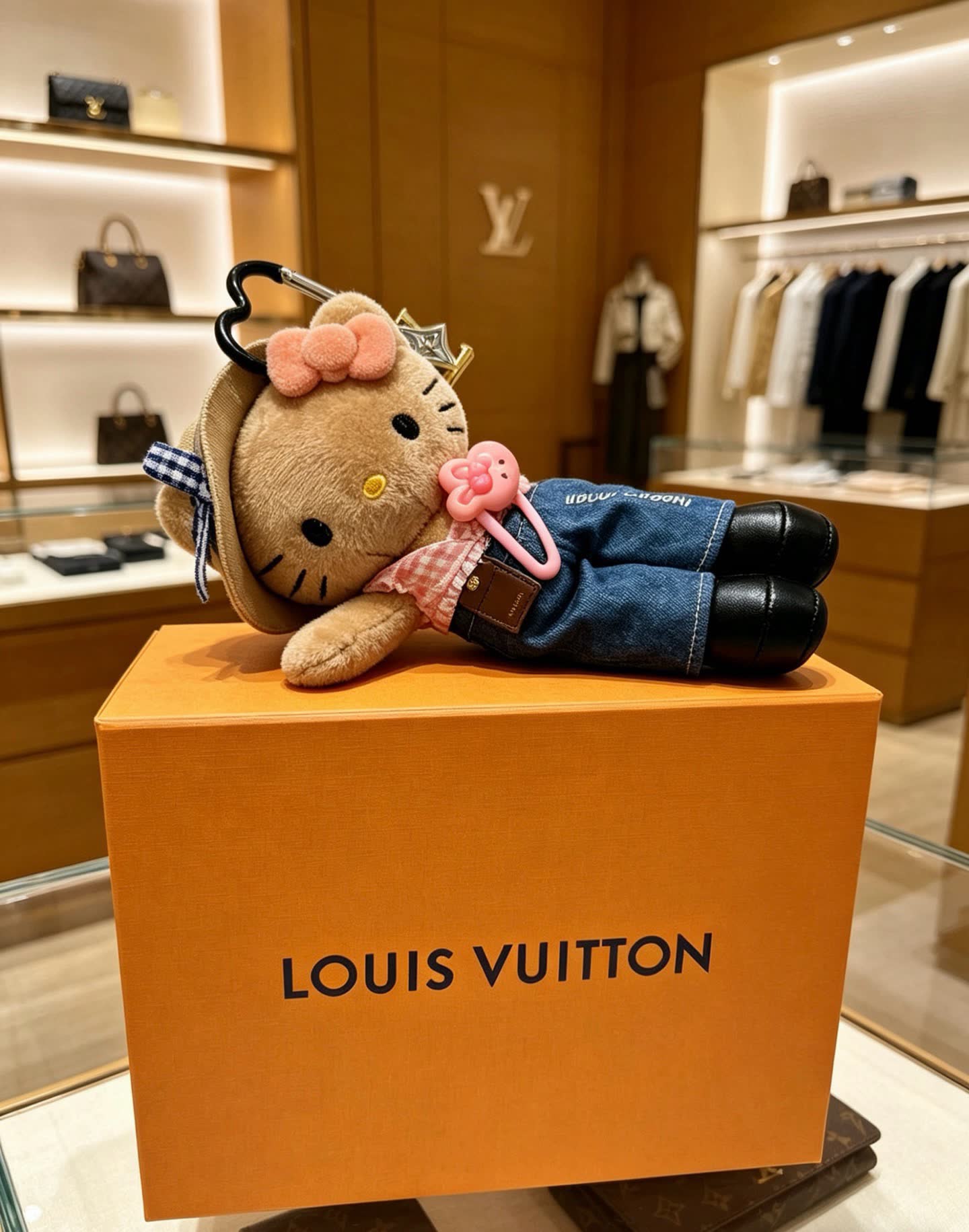 Louis Vuitton Hello Kitty Keychain